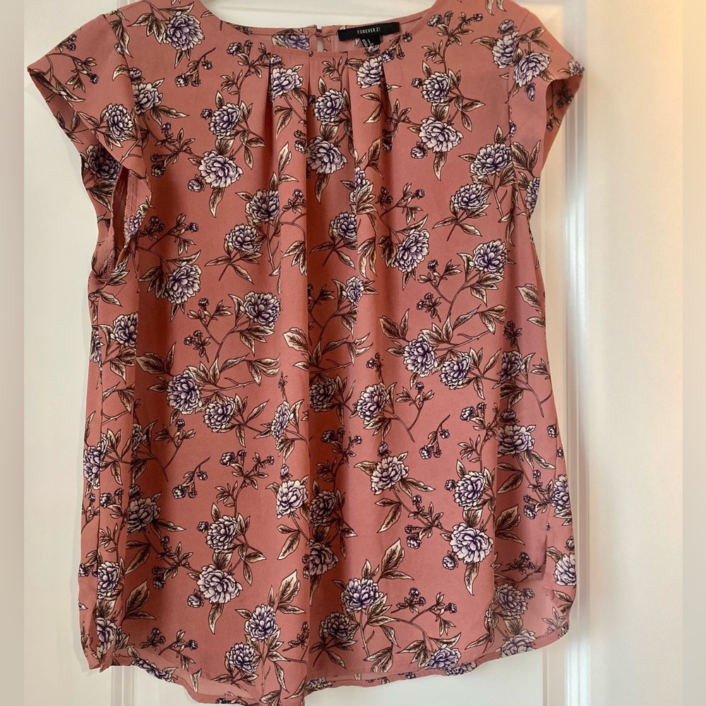 FLORAL TOP/ SIZE L